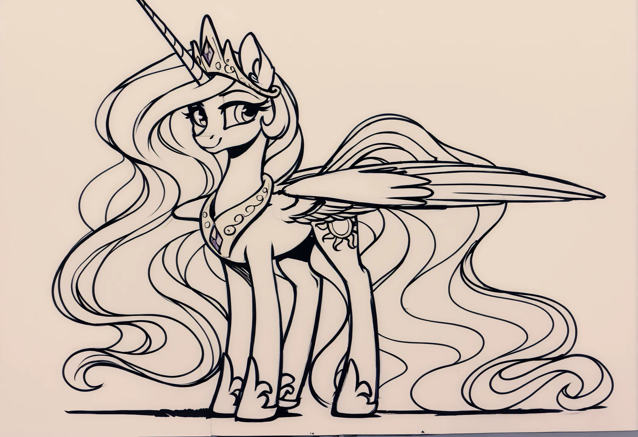 hr-00126-181453335-score_9, score_8_up, score_7_up, score_6_up, score_5_up, score_4_up, rating_safe, princess celestia, alicorn, female, mare, pony.webp